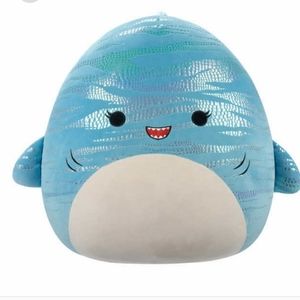 Squishmallows 16" Plush,  big! Nwt blue shark